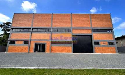 LOCAÇÃO - BARRACÃO/GALPÃO NOVO - CIDADE INDUSTRIAL - PÉ DIREITO DE 12m, 1.500m², TERRENO TOTALIZANDO 3.376m².
