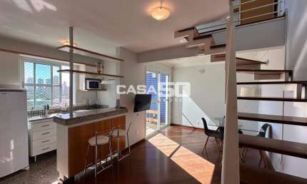 Apartamento com 1 quarto para alugar na Rua Santo Antônio, 135, Cambuí, Campinas, 64 m2 por R$ 3.700