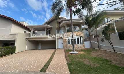 Casa em condomínio fechado com 4 quartos para alugar na Alameda Carlos de Carvalho Vieira Braga, s/n, Chácaras Alpina, Valinhos, 434 m2 por R$ 20.000