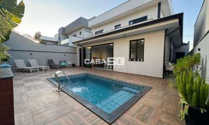 Casa em condomínio fechado com 5 quartos à venda na Avenida Dois, 1515, Jardim São Marcos, Valinhos, 286 m2 por R$ 1.890.000
