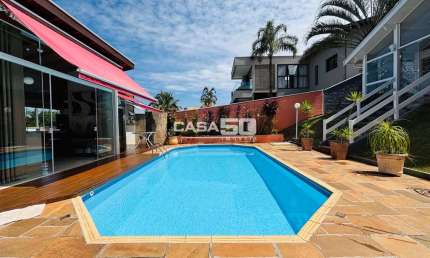 Casa em condomínio fechado com 2 quartos à venda na Rua do Realengo, 01, Loteamento Caminhos de San Conrado (Sousas), Campinas, 292 m2 por R$ 1.200.000