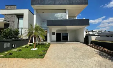 Casa em condomínio fechado com 3 quartos à venda na avenida presidente juscelino kubitschek de oliveira, 3851, parque brasil 500, paulínia, 297 m2 por r$ 1.890.000