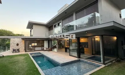 Casa em condomínio fechado com 4 quartos à venda na avenida josé bueno de camargo, 3726, swiss park, campinas, 486 m2 por r$ 5.350.000