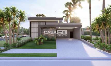 Casa em condomínio fechado com 3 quartos à venda na Rua Sebastião Cardoso, 168, Parque Brasil 500, Paulínia, 222 m2 por R$ 1.990.000