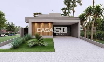 Casa em condomínio fechado com 3 quartos à venda na Rua Sebastião Cardoso, 168, Parque Brasil 500, Paulínia, 181 m2 por R$ 1.740.000