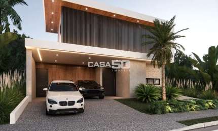 Casa em condomínio fechado com 4 quartos à venda na Rua Sebastião Cardoso, 168, Parque Brasil 500, Paulínia, 366 m2 por R$ 2.990.000