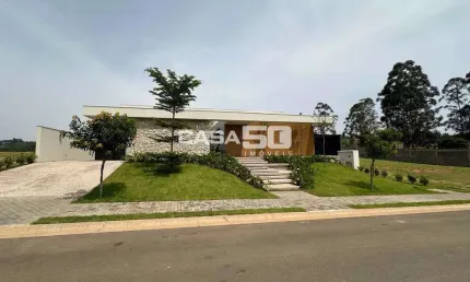 Casa em condomínio fechado com 5 quartos à venda na Avenida Isaura Roque Quércia, 6662, Loteamento Residencial Pedra Alta (Sousas), Campinas, 500 m2 por R$ 6.400.000
