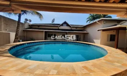Casa em condomínio fechado com 4 quartos à venda na Rua Joaquim Machado de Souza, 369, Loteamento São Pedro, Jaguariúna, 483 m2 por R$ 2.250.000