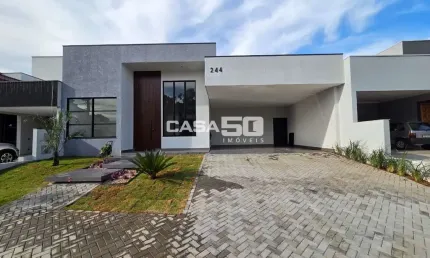 Casa em condomínio fechado com 3 quartos à venda na Vinte e Sete, 244, Parque Residencial Terras de Yucatan, Monte Mor por R$ 985.000