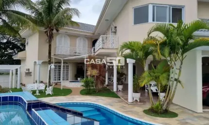Casa em condomínio fechado com 4 quartos à venda na Rua Casa Branca, 70, Marambaia, Vinhedo, 462 m2 por R$ 3.300.000