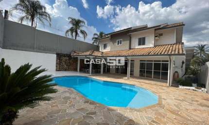 Casa em condomínio fechado com 3 quartos para alugar na Rua Carlos Penteado Stevenson, 1059, Jardim Recanto, Valinhos, 337 m2 por R$ 9.950