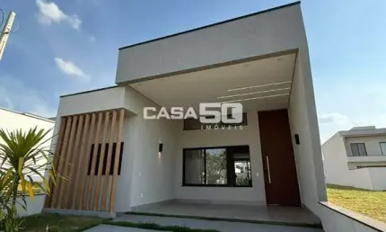 Casa em condomínio fechado com 3 quartos à venda na Avenida Luiz Greco, 225, Vila Monte Alegre, Paulínia, 138 m2 por R$ 1.080.000