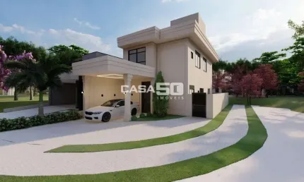Casa em condomínio fechado com 3 quartos à venda na Avenida Luiz Greco, 225, Vila Monte Alegre, Paulínia, 179 m2 por R$ 1.380.000
