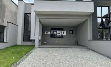 Casa em condomínio fechado com 3 quartos à venda na Avenida Luiz Greco, 225, Vila Monte Alegre, Paulínia, 137 m2 por R$ 1.040.000