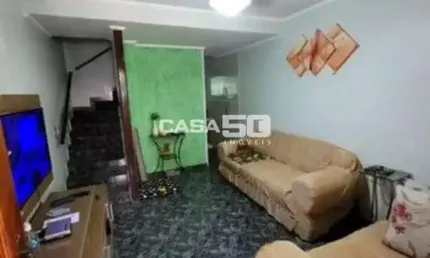 Casa em condomínio fechado com 2 quartos à venda na rua descampado, 245, vila maria eugênia, campinas, 62 m2 por r$ 320.000
