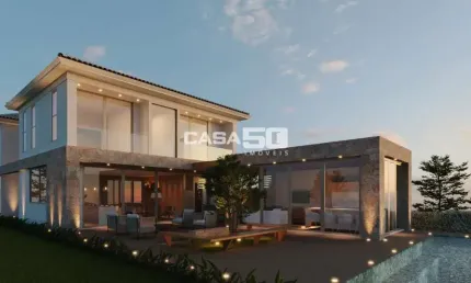 Casa em condomínio fechado com 5 quartos à venda na Rua Lucchese, 1, Jardim America, Paulínia, 418 m2 por R$ 5.390.000