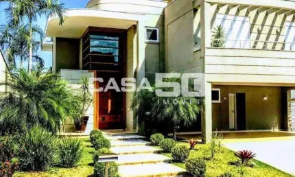 Casa em condomínio fechado com 5 quartos à venda na estrada municipal adelina segantini cerqueira leite, 1000, loteamento mont blanc residence, campinas por r$ 4.690.000