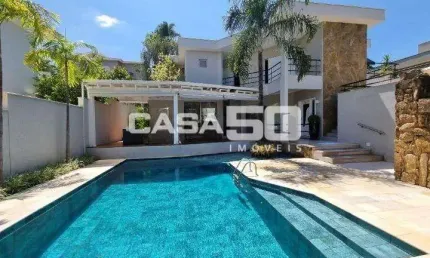 Casa em condomínio fechado com 4 quartos à venda na avenida araçá, 100, loteamento alphaville campinas, campinas, 344 m2 por r$ 4.000.000
