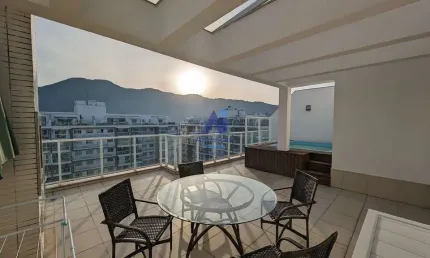Frames - cobertura 3 quartos, suíte com com hidro, 154 m² à venda - recreio dos bandeirantes - rio
