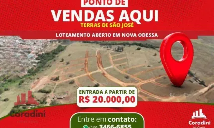 Terreno à venda, 200 m² por R$ 180.000 - Jardim da Alvorada - Nova Odessa/SP