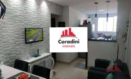 Apartamento com 2 dormitórios para alugar, 59 m² por R$ 1.372,00/mês - Jardim Recanto - Americana/SP