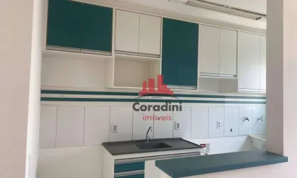Apartamento com 2 dormitórios para alugar, 43 m² por R$ 1.218,00/mês - Chácara Letônia - Americana/SP