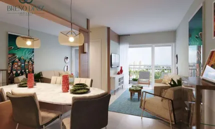 Apartamento com 2 dormitórios à venda, 51 m² por R$ 319.000,00 - Presidente Kennedy - Fortaleza/CE
