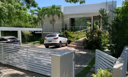 Casa em Condomínio para Locação em Camaçari, Busca Vida (Abrantes), 5 dormitórios, 4 suítes, 5 banheiros, 4 vagas