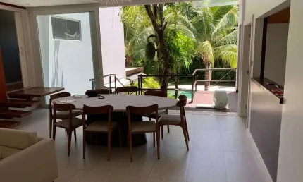 Casa em condomínio para locação em camaçari, busca vida (abrantes), 5 dormitórios, 4 suítes, 5 banheiros, 4 vagas