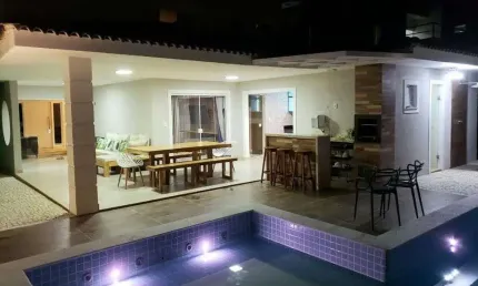 Casa em condomínio para locação em camaçari, alphaville litoral norte 1, 4 dormitórios, 4 suítes, 7 banheiros, 2 vagas