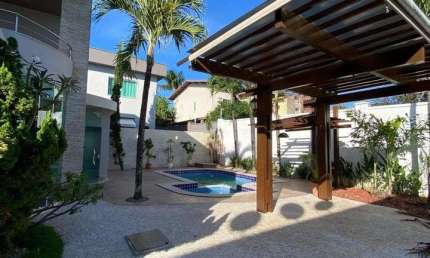 Casa em Condomínio para Locação em Camaçari, Abrantes, 4 dormitórios, 4 suítes, 2 banheiros, 3 vagas