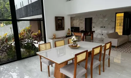 Casa em condomínio para locação em camaçari, alphaville litoral norte 2, 4 dormitórios, 4 suítes, 6 banheiros, 4 vagas