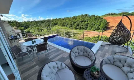 Casa em Condomínio para Locação em Camaçari, Alphaville (Abrantes), 7 dormitórios, 6 suítes, 7 banheiros, 4 vagas