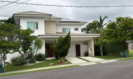 Casa em Condomínio para Venda em Camaçari, Abrantes, 5 dormitórios, 4 suítes, 6 banheiros, 4 vagas