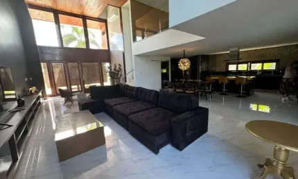 Casa em Condomínio para Locação em Camaçari, Busca Vida (Abrantes), 4 dormitórios, 4 suítes, 6 banheiros, 4 vagas