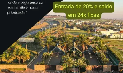 LOTES EM CONDOMÍNIO DE ALTO PADRÃO EM RESIDENCIAL FAZENDA ALVORADA COM CONDIÇÕES ESPECIAIS DE PAGAMENTO E VANTAGENS IMPERDÍVEIS! DIRETO COM A INCORPORADORA!