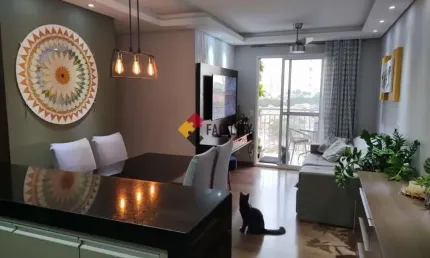 Apartamento com 3 quartos à venda na avenida doutor carlos de campos, 1024, vila industrial, campinas, 76 m2 por r$ 535.000