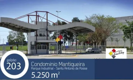 Barracão / Galpão / Depósito para alugar na Avenida da Saudade Papa João Paulo II, 1, Recreio Vista Alegre, Santo Antônio de Posse, 5250 m2 por R$ 63.000