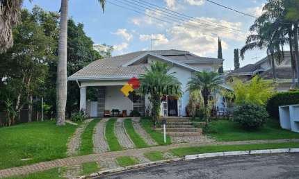 Casa em condomínio fechado com 4 quartos à venda na Avenida Nelson Martini, 19, Villa Lombarda, Valinhos, 355 m2 por R$ 4.700.000