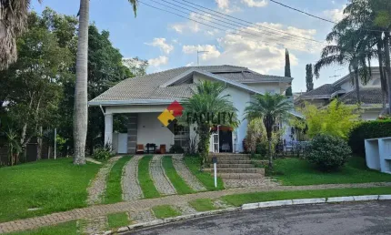 Casa em condomínio fechado com 4 quartos para alugar na Avenida Nelson Martini, 19, Villa Lombarda, Valinhos, 355 m2 por R$ 23.000