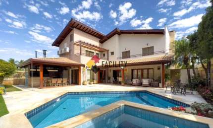 Casa em condomínio fechado com 4 quartos à venda na Rodovia Governador Doutor Adhemar Pereira de Barros, 118, Loteamento Alphaville Campinas, Campinas, 450 m2 por R$ 3.195.000