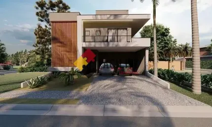 Casa em condomínio fechado com 4 quartos à venda na Rua Sebastião Cardoso, 168, Parque Brasil 500, Paulínia, 305 m2 por R$ 2.320.000