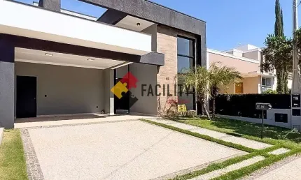 Casa em condomínio fechado com 3 quartos à venda na Avenida Doutor João Caio Silva, 920, Parque Brasil 500, Paulínia, 170 m2 por R$ 1.350.000