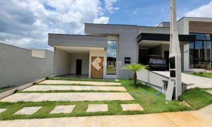 Casa em condomínio fechado com 3 quartos à venda na Rua Sebastião Maurício de Oliveira, 208, Loteamento Park Gran Reserve, Indaiatuba, 140 m2 por R$ 1.050.000
