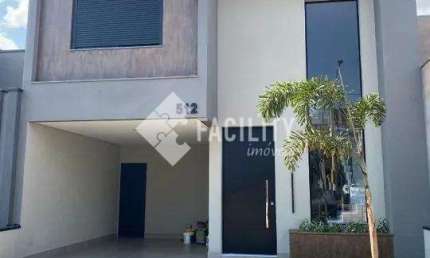 Casa em condomínio fechado com 3 quartos à venda na Avenida Luiz Greco, 225, Vila Monte Alegre, Paulínia, 174 m2 por R$ 1.449.000