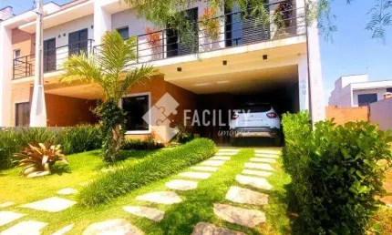 Casa em condomínio fechado com 3 quartos à venda na Avenida Luiz Greco, 225, Vila Monte Alegre, Paulínia, 212 m2 por R$ 1.350.000