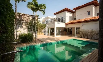 Casa em condomínio fechado com 4 quartos à venda na Rua das Abélias, 8, Alphaville Dom Pedro, Campinas, 400 m2 por R$ 4.900.000