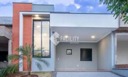 Casa em condomínio fechado com 3 quartos à venda na Avenida Luiz Greco, 500, Vila Monte Alegre, Paulínia, 139 m2 por R$ 990.000
