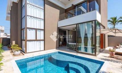 Casa em condomínio fechado com 3 quartos à venda na Avenida Carlos Diaulas Serpa, 100, Loteamento Parque dos Alecrins, Campinas, 311 m2 por R$ 2.990.000