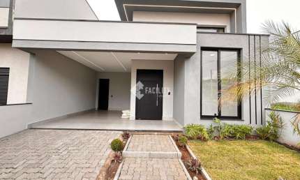 Casa em condomínio fechado com 3 quartos à venda na Avenida Presidente Juscelino Kubitschek de Oliveira, 177, Parque Brasil 500, Paulínia, 140 m2 por R$ 1.250.000